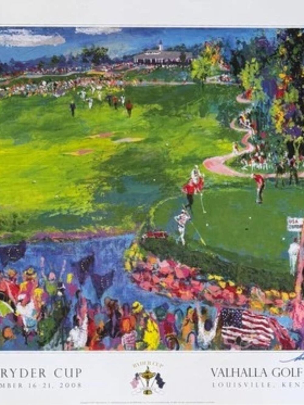 Ryder Cup 2008 Autographed Poster